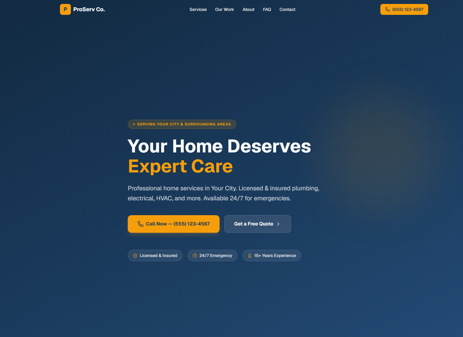 Local Business Rebrand Site